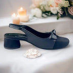 BB Bow Legacy Slingback PIU_217 Imported Sofa Rexine ladies shoes PumpItUp.pk