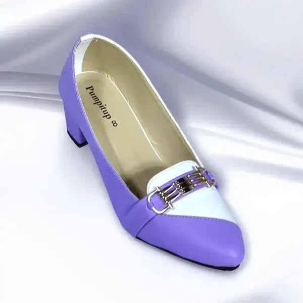 Banafshi Pearl Block Heel Banafshi Pearl sofa rexine ladies shoes PumpItUp.pk