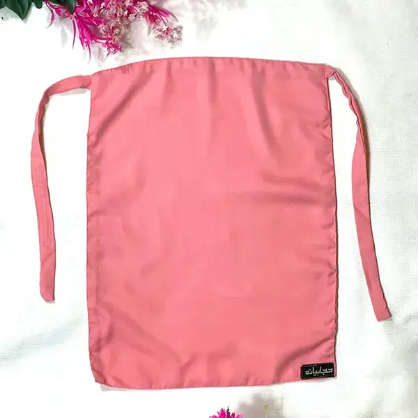 Candy Pink Half Niqab HB-69 Double Georgette modest wear by Hijabiyana by PumpItUp Pakistan