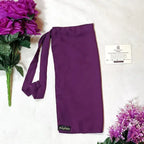 Dark Purple Half Niqab HB-57 – Soft, breathable Double Georgette modest wear by Hijabiyana by PumpItUp