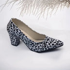 Jungle Queen Block Heel PIU_204 Patent Rexine ladies shoes PumpItUp.pk