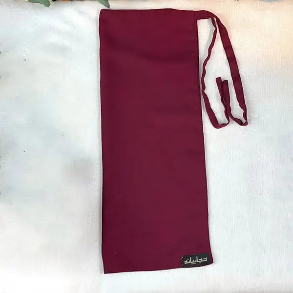 Mehroon Half Niqab HB-59 – Soft, breathable Double Georgette modest wear by Hijabiyana by PumpItUp