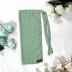 Mint Half Niqab HB-65 Double Georgette modest wear by Hijabiyana by PumpItUp