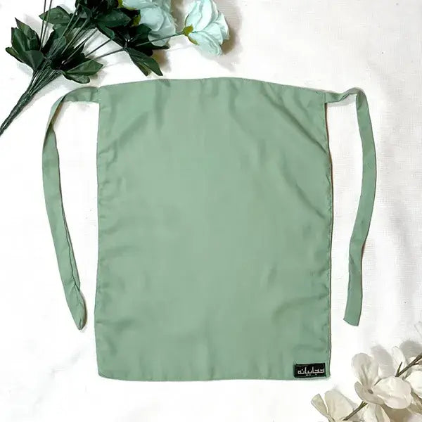 Mint Half Niqab HB-65 Double Georgette modest wear by Hijabiyana by PumpItUp