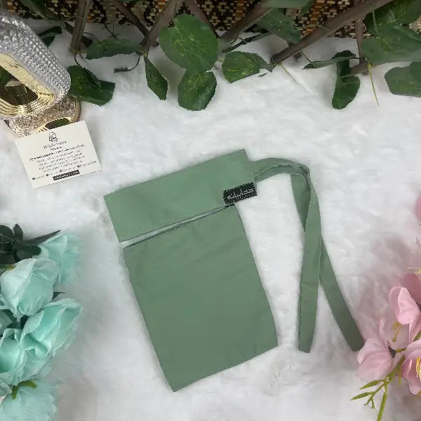 Mint Saudi Niqab HB-25 – Double Georgette Elegant Modest Wear by Hijabiyana by PumpItUp