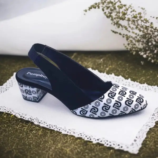 Pumpitup Signature Block Heel PIU_205 Sweet Amarah Rexine ladies shoes PumpItUp.pk