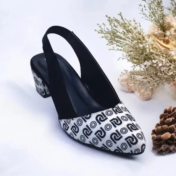 Pumpitup Signature Block Heel PIU_205 Sweet Amarah Rexine ladies shoes PumpItUp.pk