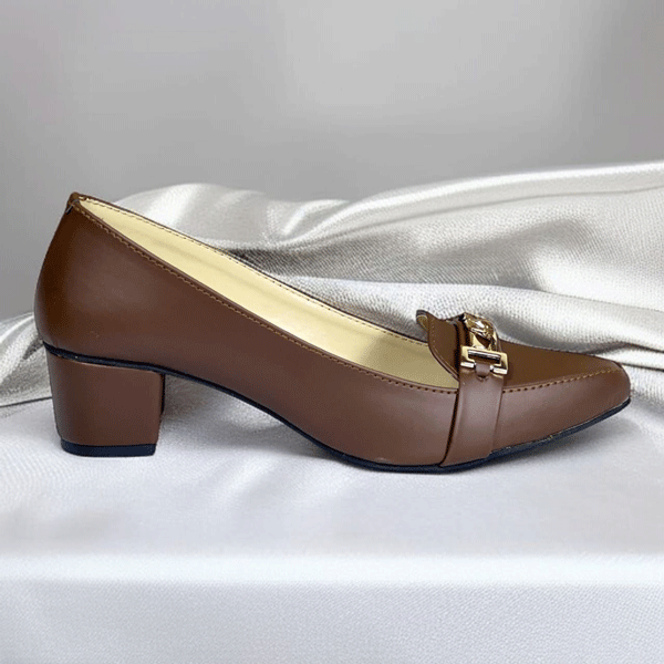 Royal Hazel Block Heel PIU_262 sofa rexine ladies shoes PumpItUp.pk