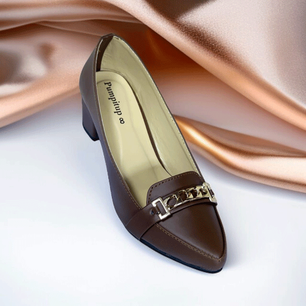 Royal Hazel Block Heel PIU_262 sofa rexine ladies shoes PumpItUp.pk