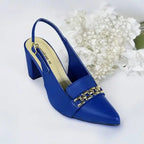 Sapphire Dove Block Heel PIU_259 sofa rexine ladies shoes pumpitup.pk