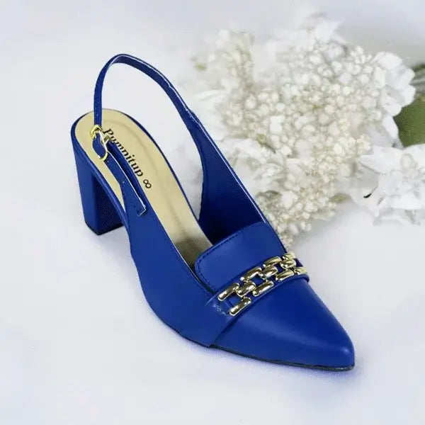 Sapphire Dove Block Heel PIU_259 sofa rexine ladies shoes pumpitup.pk