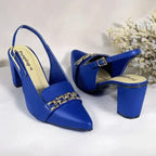 Sapphire Dove Block Heel PIU_259 sofa rexine ladies shoes pumpitup.pk