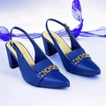 Sapphire Dove Block Heel PIU_259 sofa rexine ladies shoes pumpitup.pk