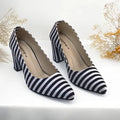 Zebra Charm Block Heels PIU_206 Amarah Rexine ladies shoes PumpItUp.pk